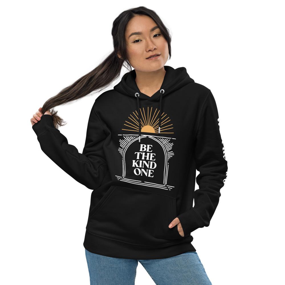 Be The Kind One Unisex Eco Hoodie-Hoodie-West Agenda-$51 - $100,California Brand,Clothing,Eco Friendly,hoodie,Men's Clothing,Organic,Recycled,Unisex,West Agenda,Women Owned Business,Women's Clothing-West Agenda