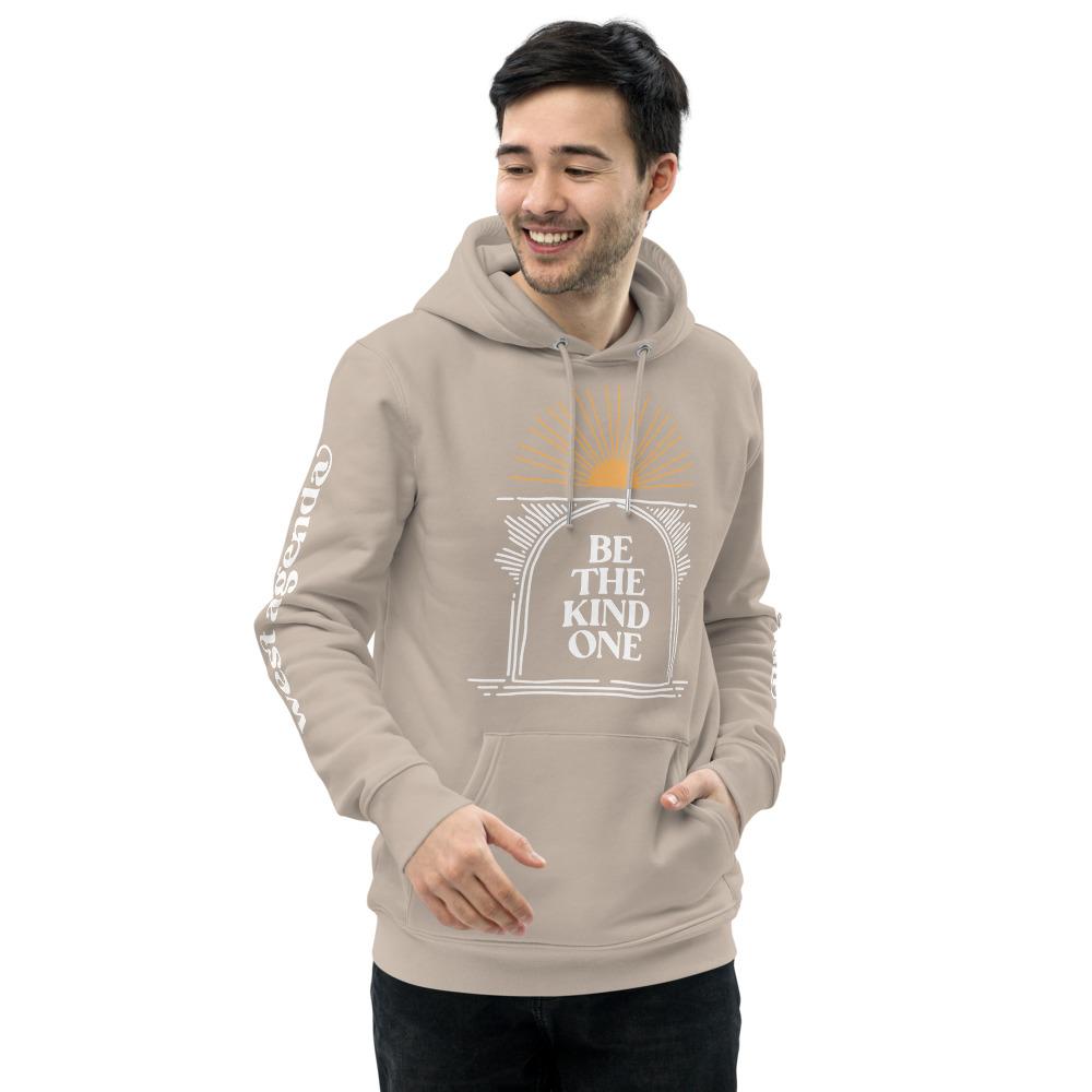 Be The Kind One Unisex Eco Hoodie-Hoodie-West Agenda-$51 - $100,California Brand,Clothing,Eco Friendly,hoodie,Men's Clothing,Organic,Recycled,Unisex,West Agenda,Women Owned Business,Women's Clothing-West Agenda