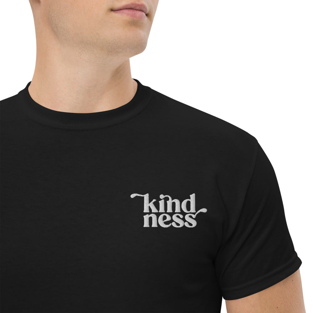 Kindness Heavyweight Embroidered Tee-T-Shirt-West Agenda-California Brand,Gifts under $50,Home Goods,T-Shirt,Unisex,West Agenda,Women Owned Business-West Agenda