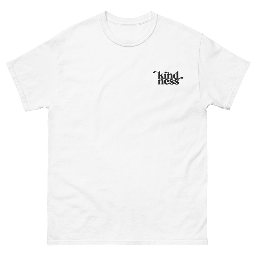 Kindness Heavyweight Embroidered Tee-T-Shirt-West Agenda-California Brand,Clothing,Gifts under $50,T-Shirt,Unisex,West Agenda,Women Owned Business-West Agenda