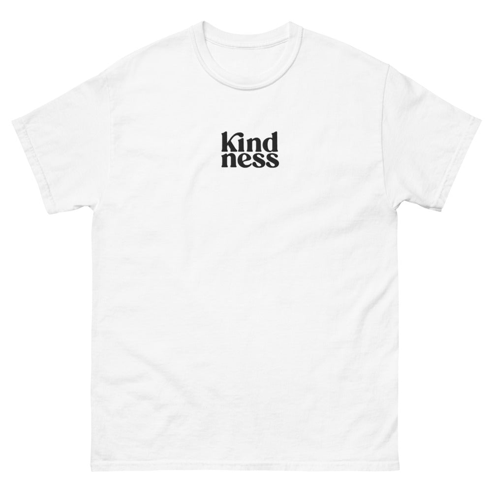 Kindness Heavyweight Embroidered Tee-T-Shirt-West Agenda-California Brand,Clothing,Gifts under $50,Home Goods,West Agenda,Women Owned Business-West Agenda