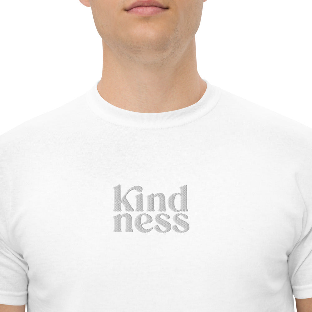 Kindness Heavyweight Embroidered Tee-T-Shirt-West Agenda-California Brand,Clothing,Gifts under $50,Home Goods,West Agenda,Women Owned Business-West Agenda
