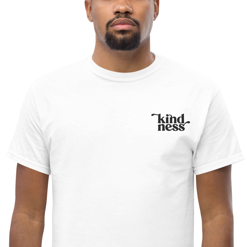 Kindness Heavyweight Embroidered Tee-T-Shirt-West Agenda-California Brand,Clothing,Gifts under $50,T-Shirt,Unisex,West Agenda,Women Owned Business-West Agenda