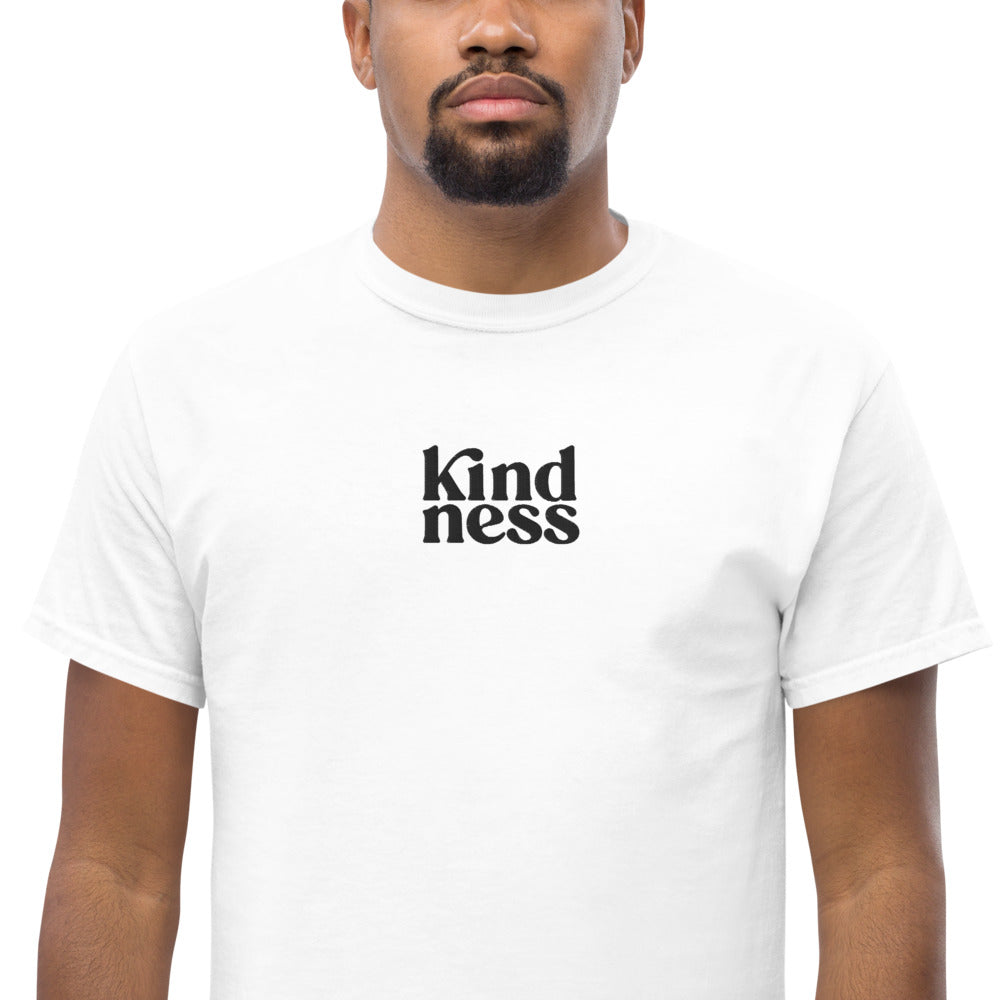 Kindness Heavyweight Embroidered Tee-T-Shirt-West Agenda-California Brand,Clothing,Gifts under $50,Home Goods,West Agenda,Women Owned Business-West Agenda