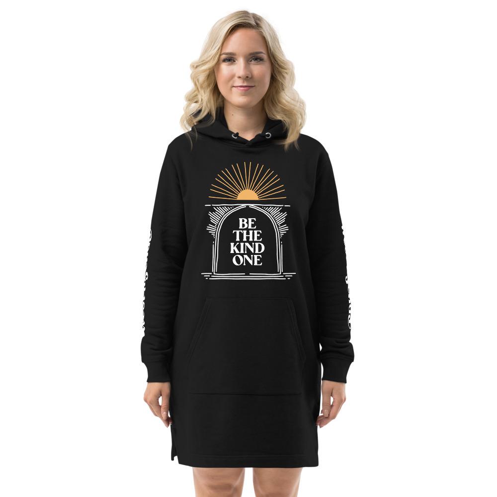Be The Kind One Hoodie Dress-Dress-West Agenda-$51 - $100, California Brand, Dress, Eco Friendly, hoodie, Organic, Recycled, West Agenda, Women Owned Business, Women's Clothing-West Agenda