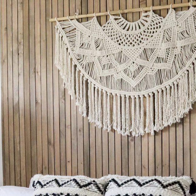 Heather Wall Hang | Natural White-Wall Hanging-Love for Nica-Eco Friendly, Fair Trade, Handmade, Home Goods, Love for Nica, Small Batch, Social Good-West Agenda