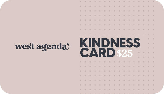 West Agenda Kindness Card-West Agenda-$1 - $25,$26 - $50,$51 - $100,California Brand,Gifts under $50,West Agenda,Women Owned Business-West Agenda