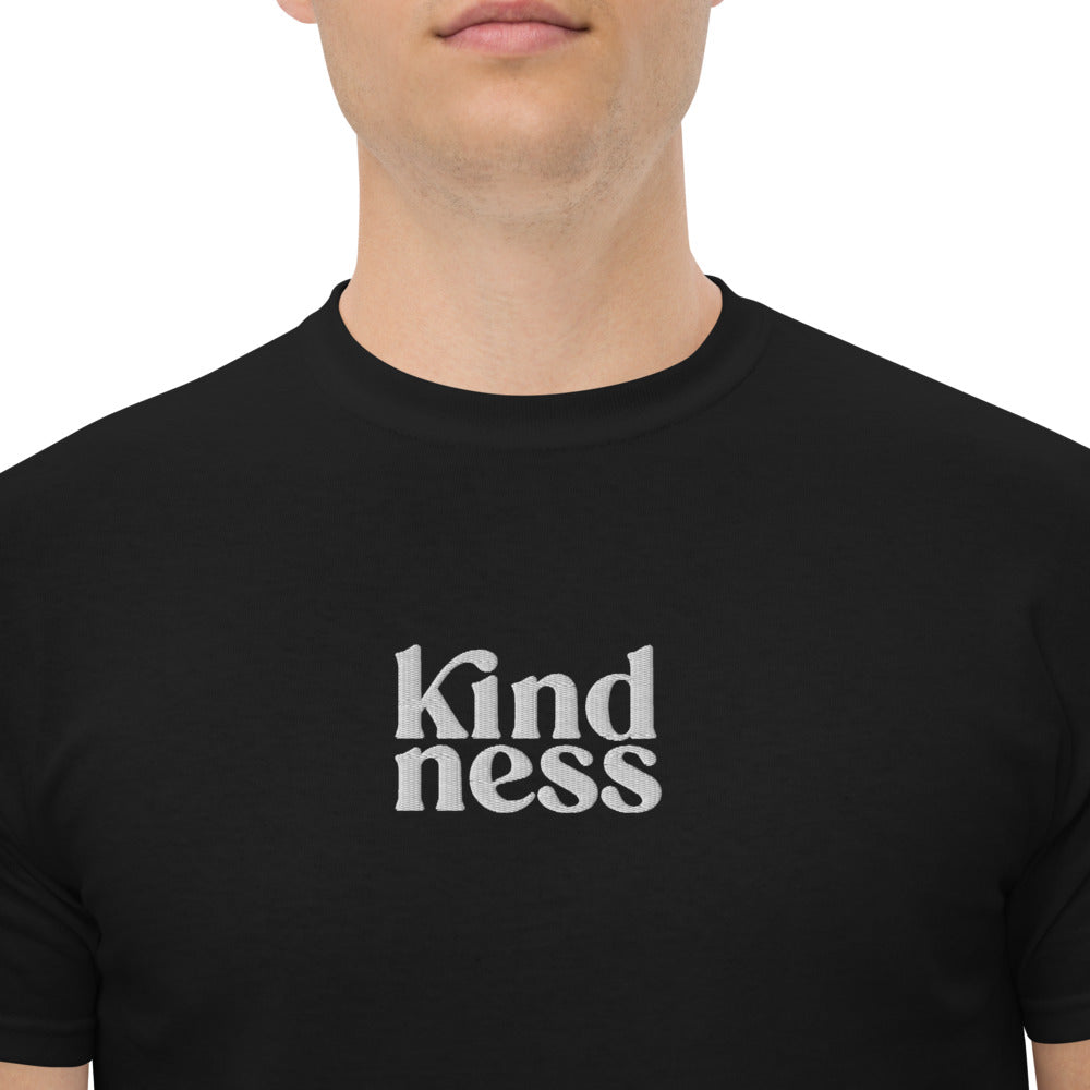 Kindness Heavyweight Embroidered Tee-T-Shirt-West Agenda-California Brand,Clothing,Gifts under $50,Home Goods,West Agenda,Women Owned Business-West Agenda