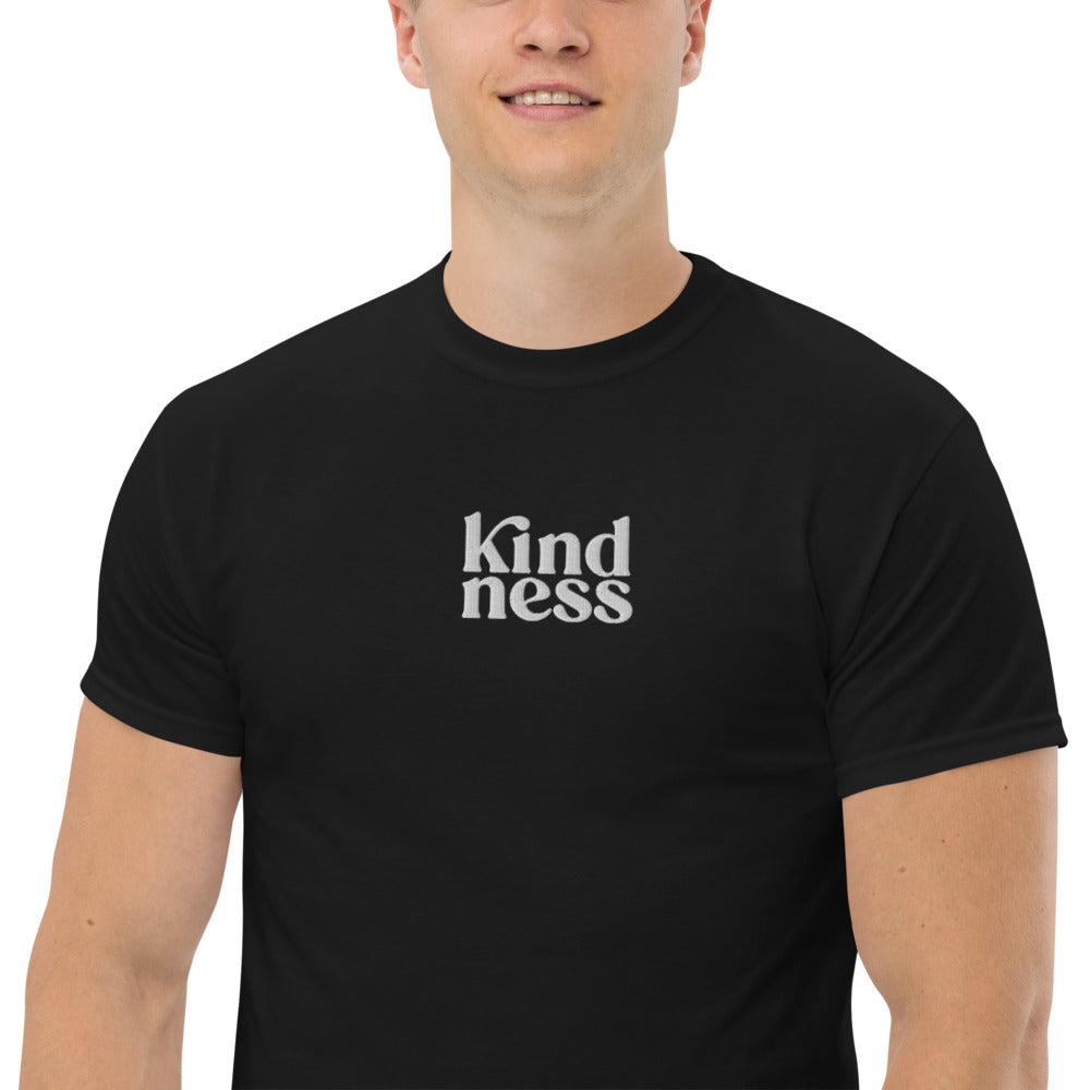 Kindness Heavyweight Embroidered Tee-T-Shirt-West Agenda-California Brand,Clothing,Gifts under $50,Home Goods,West Agenda,Women Owned Business-West Agenda