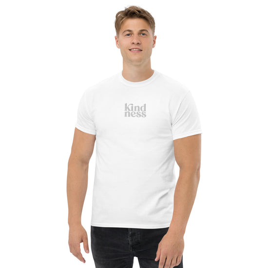 Kindness Heavyweight Embroidered Tee-T-Shirt-West Agenda-California Brand,Clothing,Gifts under $50,Home Goods,West Agenda,Women Owned Business-West Agenda